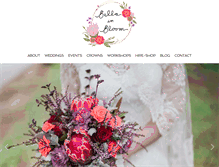 Tablet Screenshot of bellainbloom.com.au